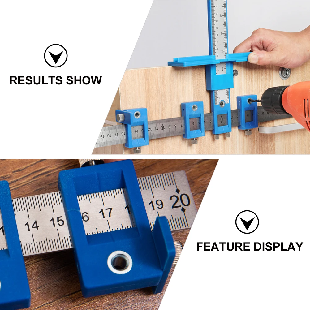 

Locator Pin Template Tool Stainless Steel Woodworking Jig Adjustable Punch Drill Guide Punch Template Tool Doweling