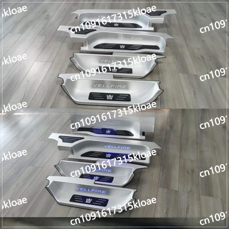 Applicable Toyota Elfa threshold strip with light Alphard/Crown Welfa welcome pedal interior decoration