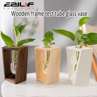 New wooden vase, hydroponic flower arrangement decoration ornament, dried flowers, water cultivated green ivy container