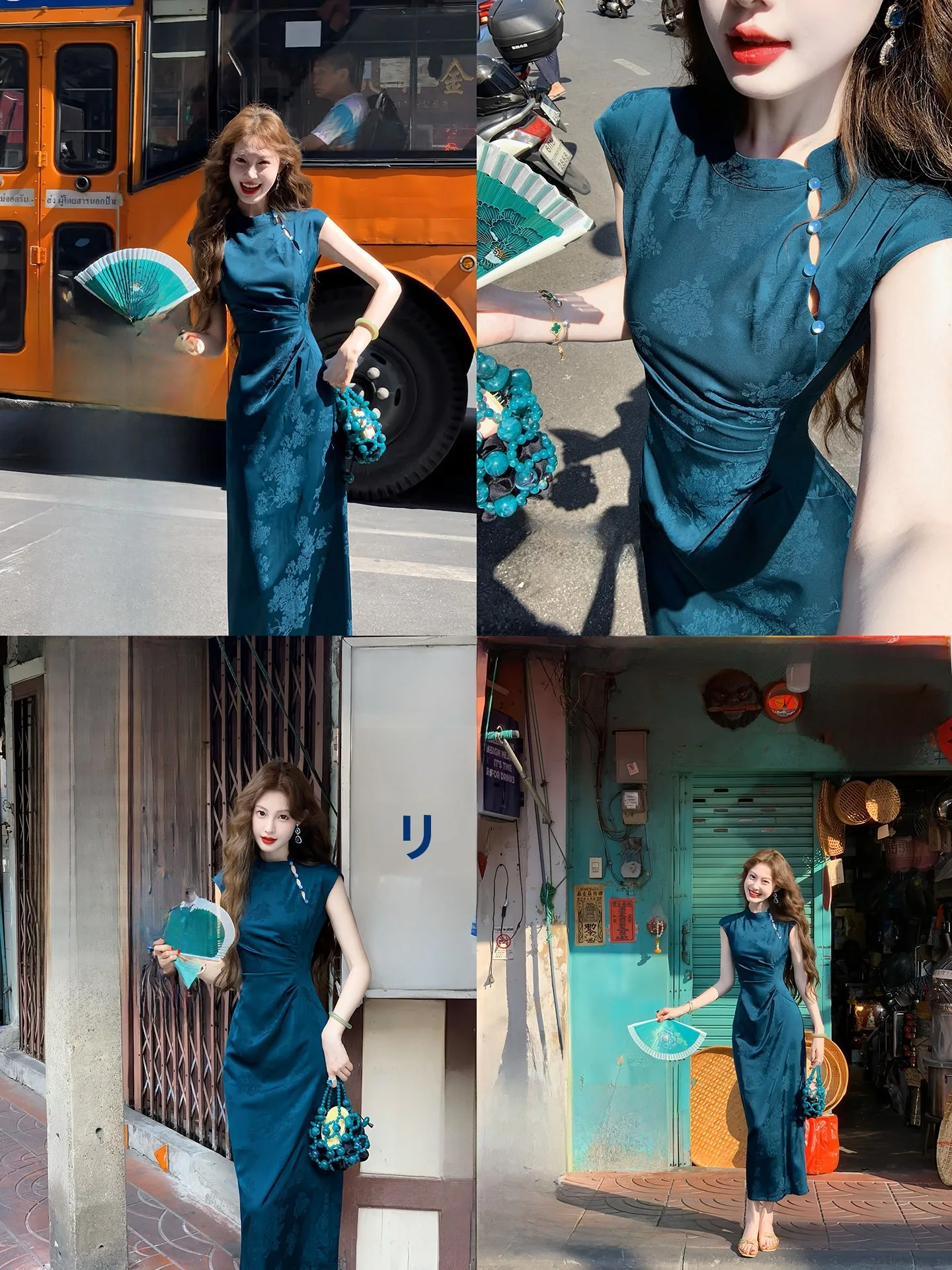 

Slimming Two-Tone Hollow out Design New Chinese Style Qipao Dress Women's Fashion Retro A-Line Skirt Sleeveless Bodycon Dress