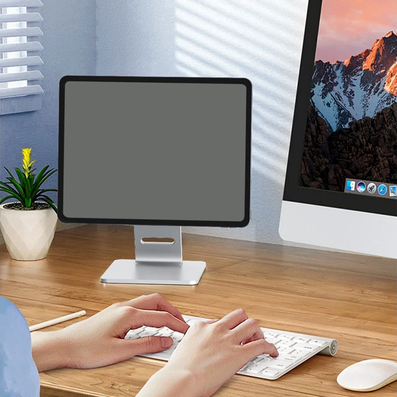 Магнитная подставка, вращающийся держатель для планшета из алюминиевого сплава для планшетов 11/10,9 дюймов