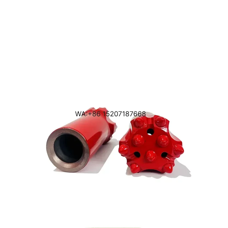Wmwmnu for R32 Thread Drill Bit 57mm Ballistic Button Top Hammer Drill Bit Tungsten Carbide Rock Bit for Mining Quarry