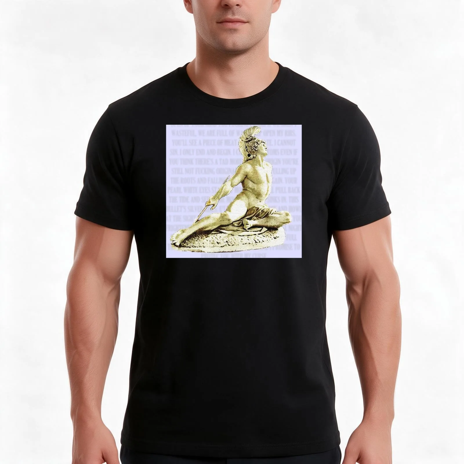 I No Longer Fear the Razor Guarding My Heel (II) T-Shirt, Summer Casual Cotton Tee, Oversized Streetwear Tops, Unisex Men Women