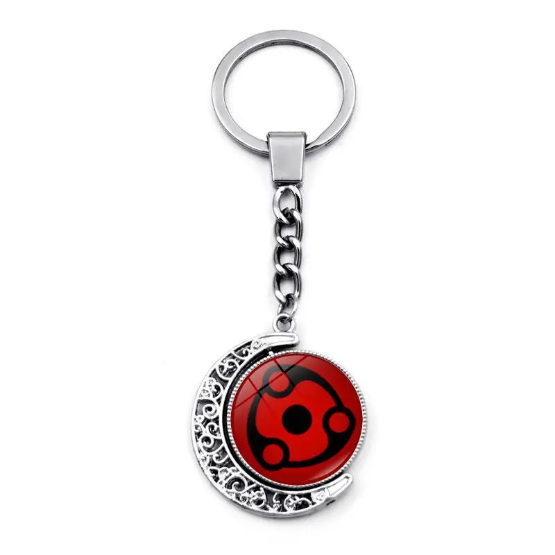 Naruto Keychain Pendant Sharingan Rinnegan Anime Cartoon Bag Hanging Jewelry Pendant Accessories Peripheral Products Boys Gifts - view 4