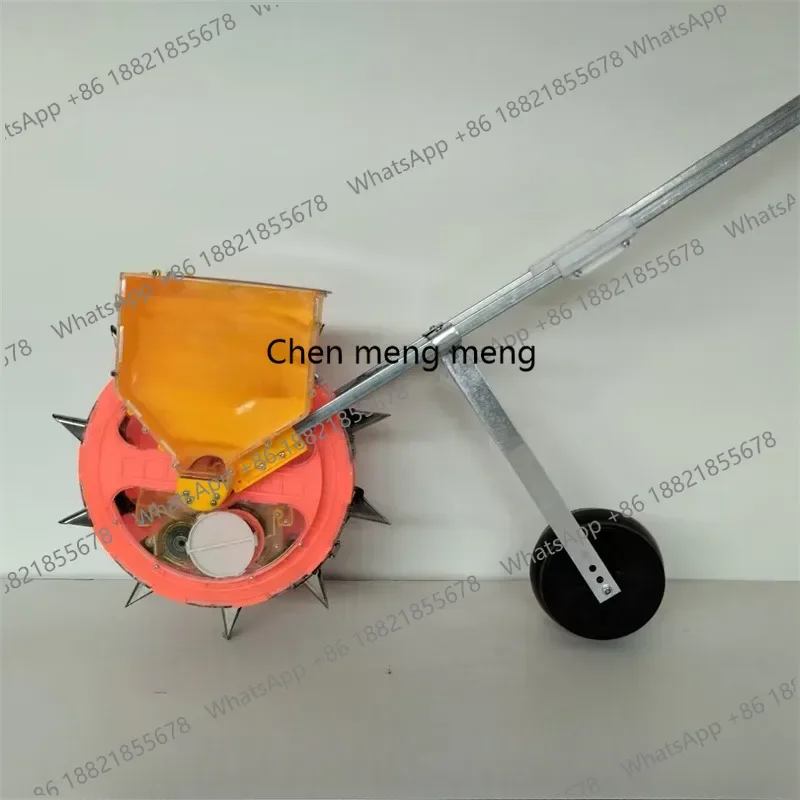 Corn single bean peanut small hand push multi function home agricultural automatic push roller wheel seeding machine