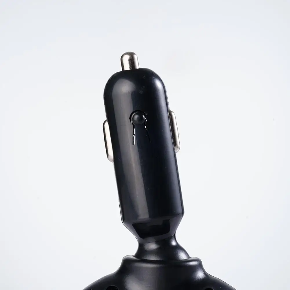 Fast Car Charger 12V-24V Socket Splitter Dual USB Type-C Car Charging Digital Display For Mobile Phone Fast Charging