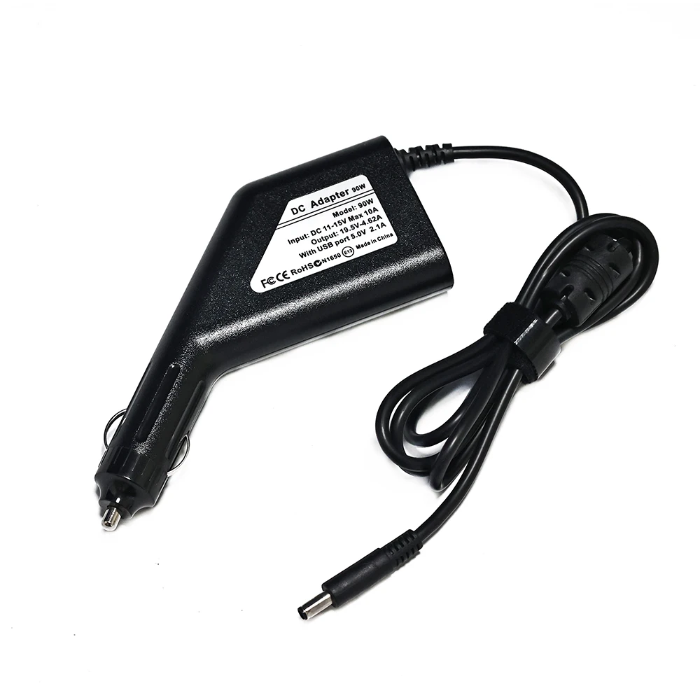 Car Charger 19.5V 4.62A 90W 4.5*3.0mm AC Laptop For Dell XPS 11 12 13 L321X L322X for Inspiron 12 14 15 24 Vostro 20