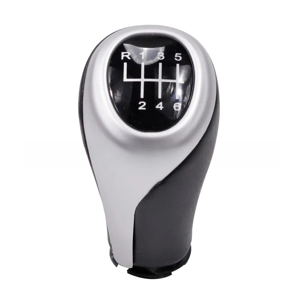 Black + Silver Gear Knob Assembly with Suede Dust Cover for BMW F20 F21 For F30 For F31 For F32 For F33 For F34 F35 F36
