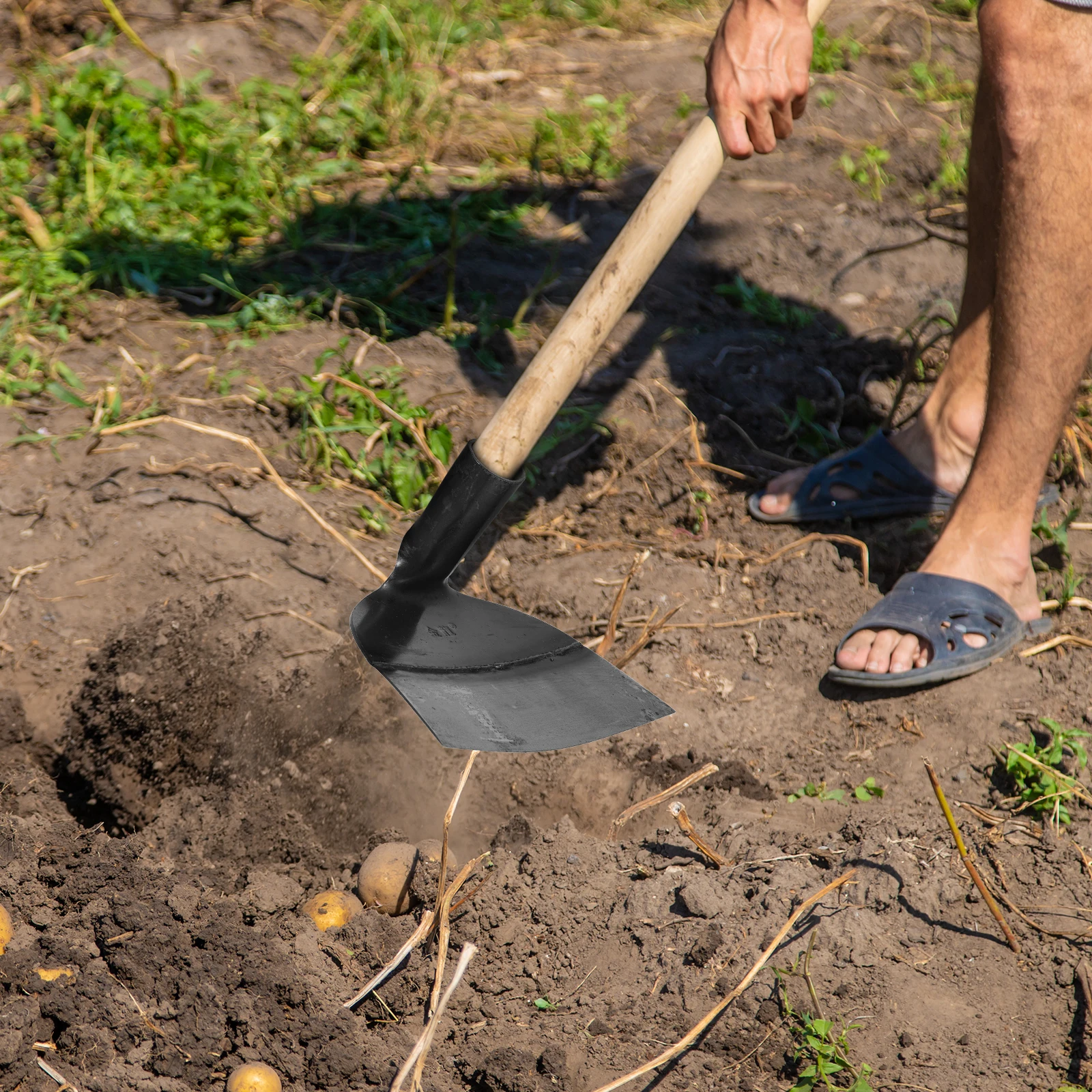 

Weeding Hoe Flower Farming Head Outdoor Garden Replacement Accessory Manganese Steel Digging Tool Gadget Soil Planting