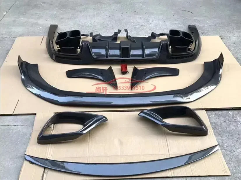 

ReaCarbon Fiber Car Bumper Front Lip Rear Diffuser Spoiler Trunk Exhaust Tips Cover Body Kit For Benz W222 S63 S400 S500 S600