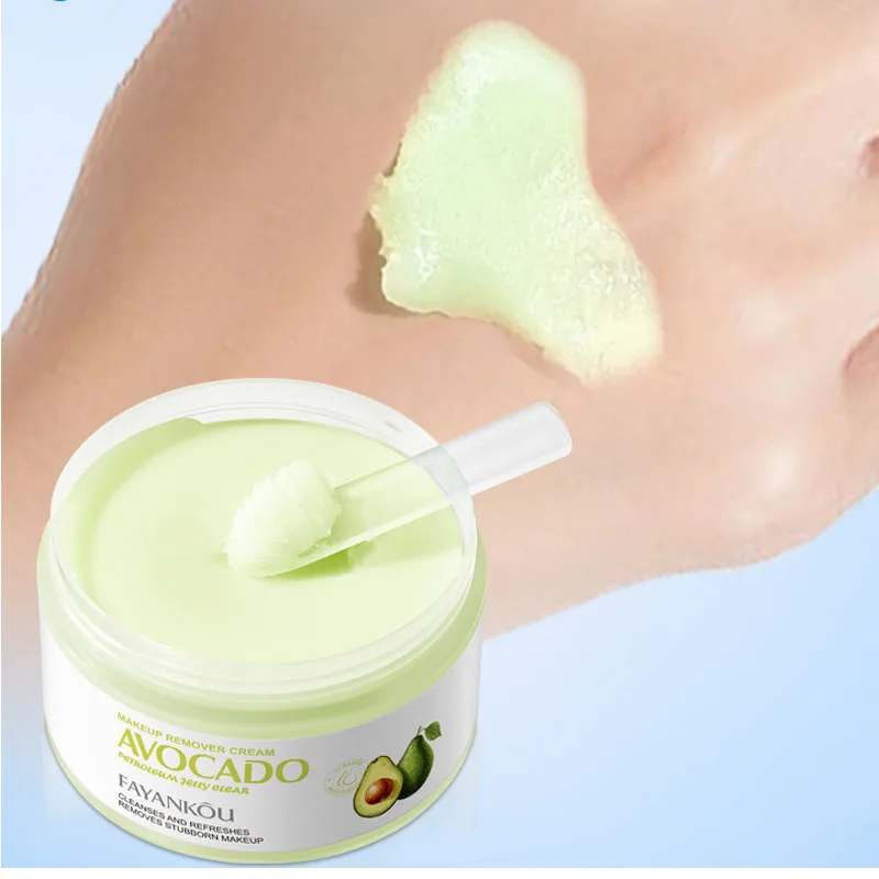 Avocado Makeup Remover Cleansing Balm Moisturizing Creamy Gentle Unirritating Face Cleansing Makeup Remover Cream Cosmetics