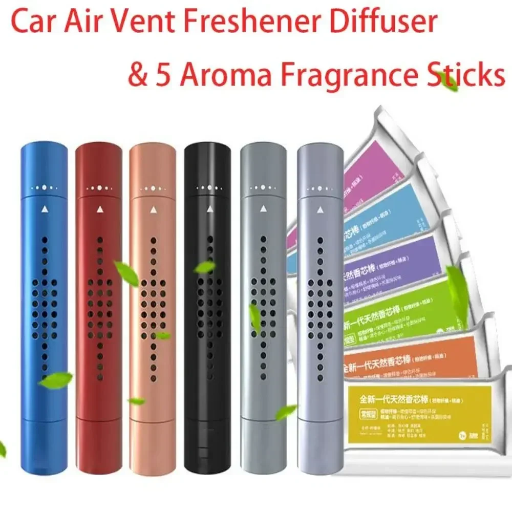 Car Air FreshenerCar Perfume Car Styling Solid Diffuser Stick Replacement Cores Conditioning Air Vent Perfum