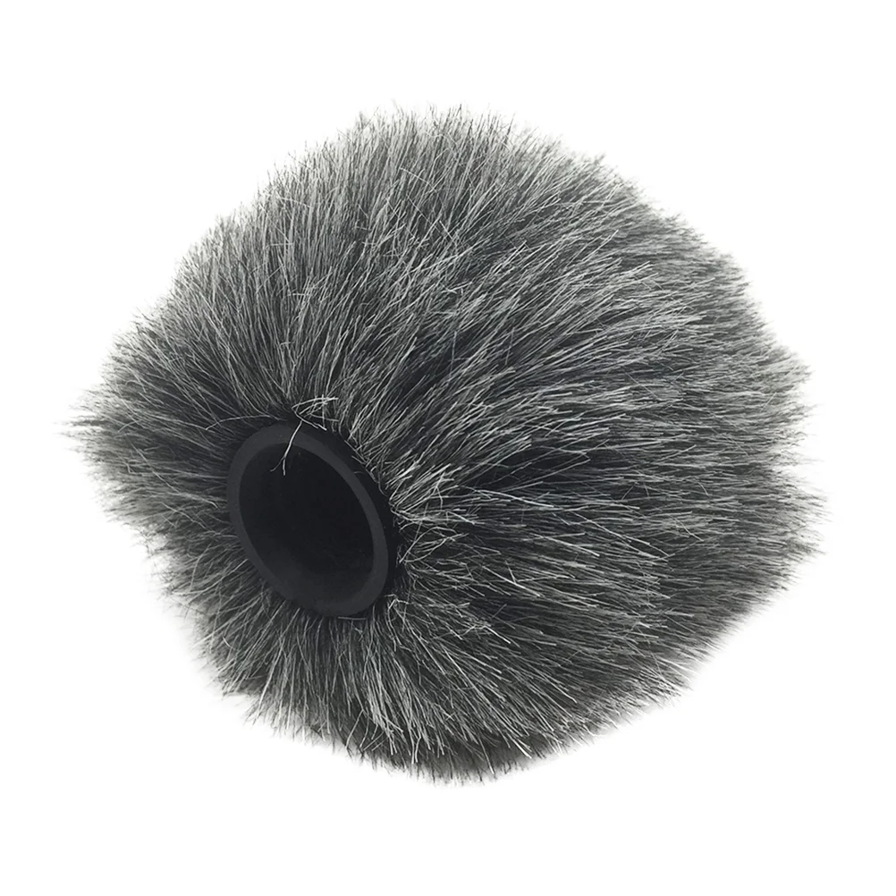 Microphone Windproof Sweater Dust Cover Furry Windscreen Muff for Artificial Plush and Sound-absorbing Cotton