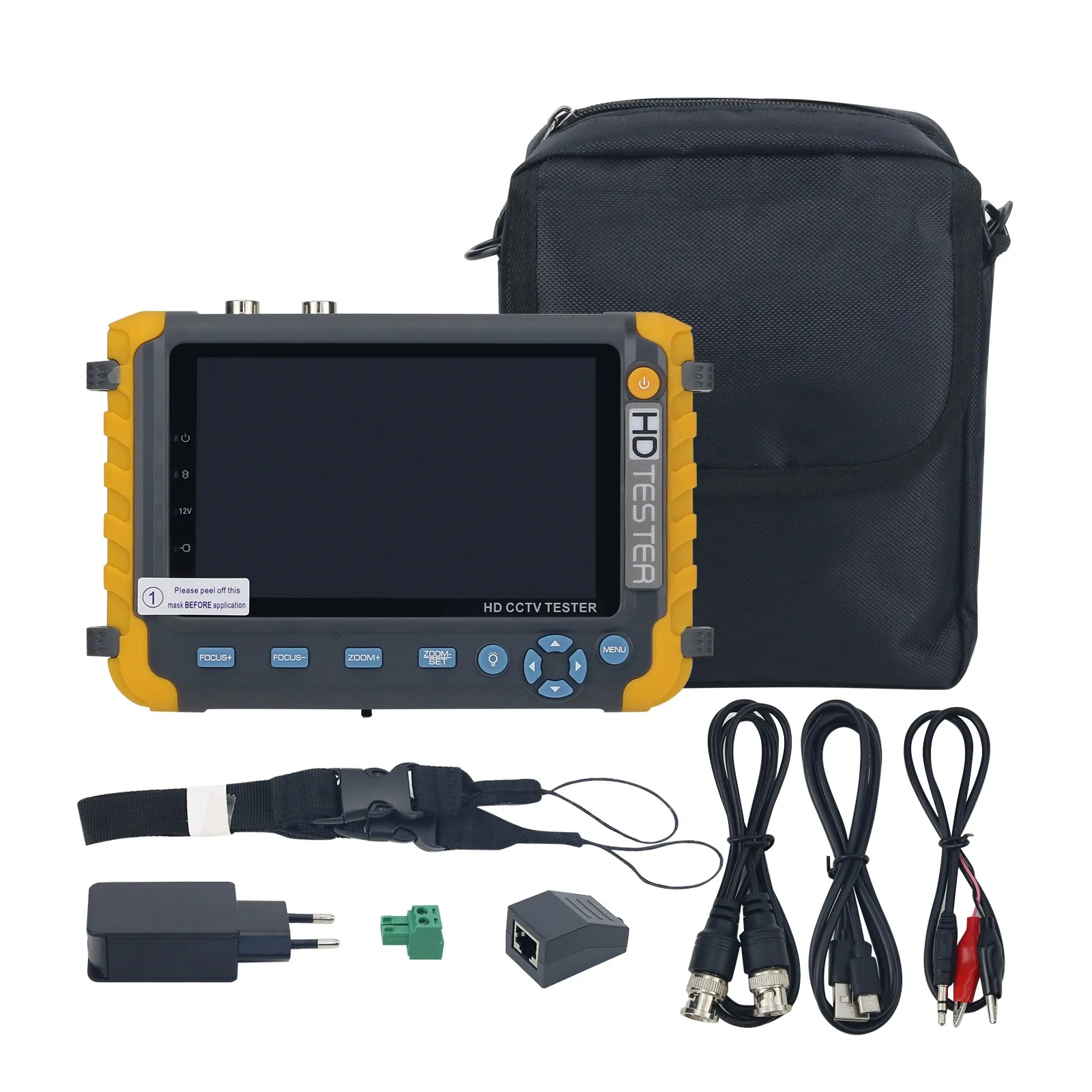 5“ CCTV Tester JSK‑5800ACT‑VH AHD CVI TVI Analog Camera Video Monitor Test Tool Security Camera Testing Device