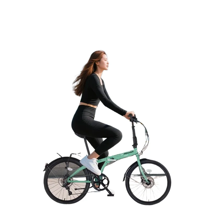 24-Inch variable speed aluminum alloy folding car, ultra-light and portable, men and women's adult disc brake bicycle - view 3