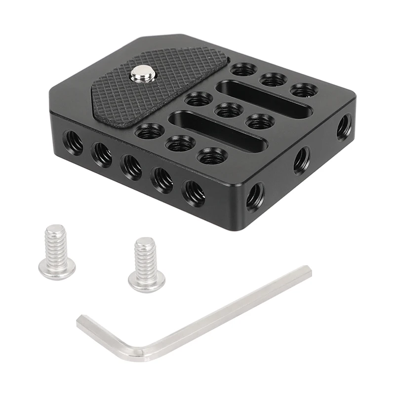 HDRIG Monitor Cage Base Plate Cheese Plate For On-camera Director's Monitor Featured 1/4
