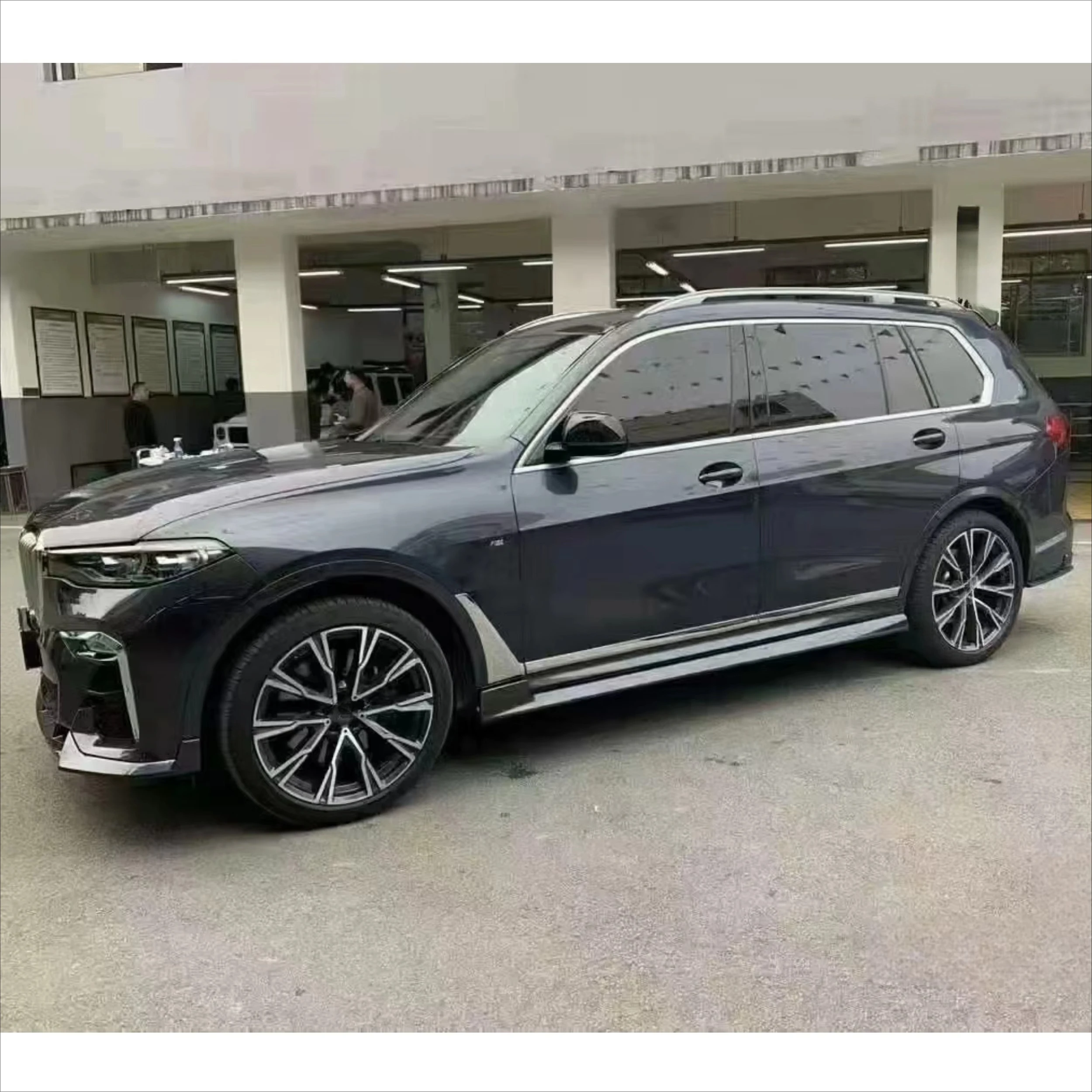 RELI لسيارات BMW 7 Series X7 ألياف الكربون العلامة التجارية الجديدة مجموعات الجسم الجبهة الشفاه الخلفية الشفة الجانبية تنورة المفسد ترقية قطع غيار السيارات لـ G07 2018 +