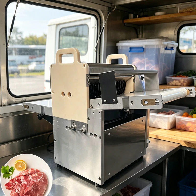 Multifunctional Fully Automatic Fresh Meat Slicer for Sausage Potato And Radish - Kitchen Food Cutter Machine