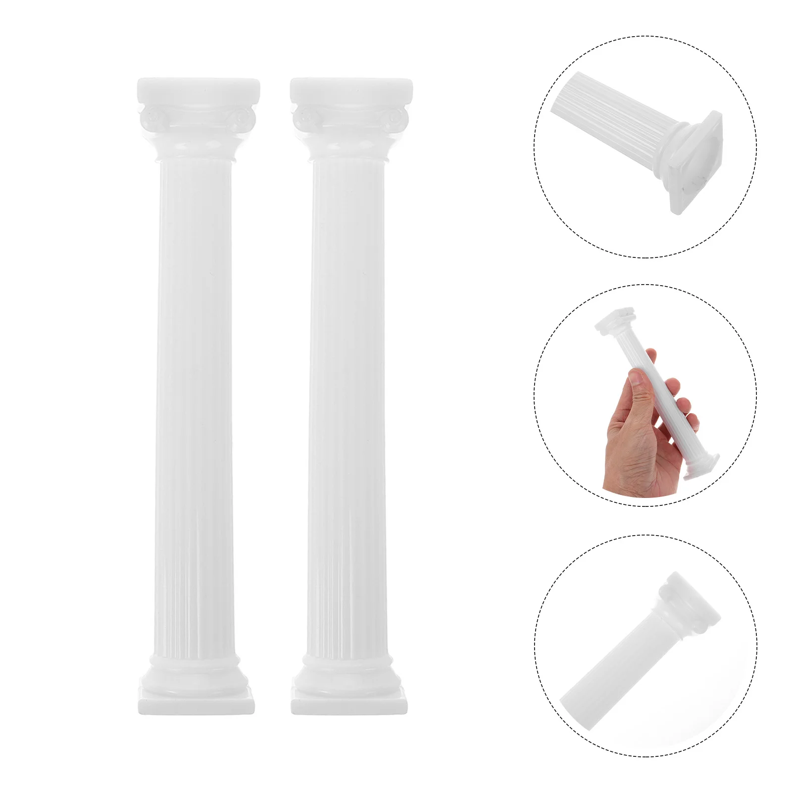 Roman Column Sand Table Model Weddings Pillars Entry Way Decor Desk Decoration Statue