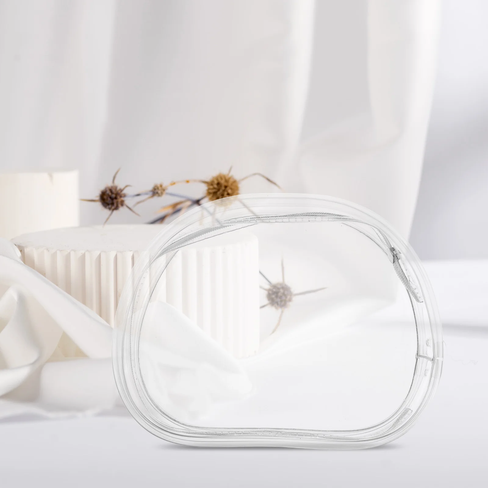 

Chest Sticker Storage Box Travel Toiletry Bag Clear Man Nipple Cover Packing Organizer for Bra Reusable Patch Plastic Portable