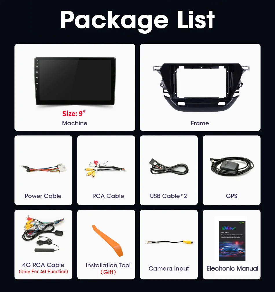 

For Opel Corsa F 2019 - 2023 Wireless BT CarPlay Android 14 Radio Car Multimedia Player 7862 8+256 radio Touch 2K QLED Screen