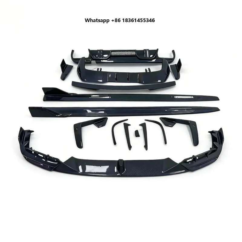 

For X5M F95 Bright Black LD Style Body Kit - Full Set Front Lip Side Skirts Tail Rear Diff Durable Premium Car Accessories