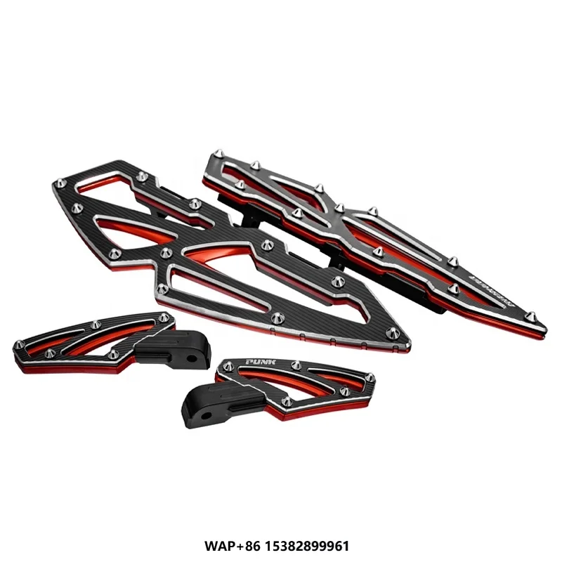 

Modified Motorcycle Parts Gashoo Rider Passenger Foot Board Aluminum Alloy New Retrofit Upgrade Pedal Plate for Touring Softail