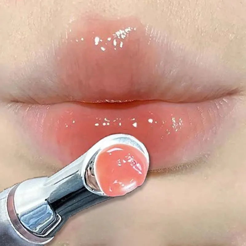 Mirror Watery Essence Lip Gloss Moisturizing Liquid Lipstick Jelly Lip Glaze Fading Lip Lines Nude Water Light Lips Tint Makeup