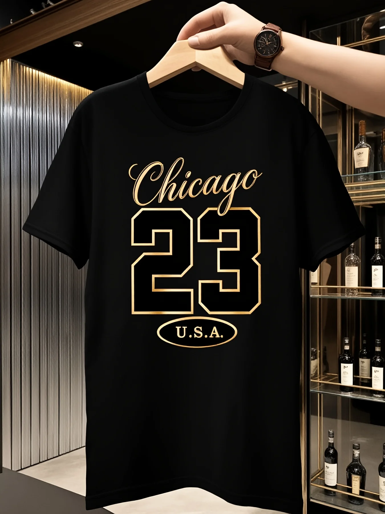 Men's Fashionable Round-Neck Trendy Solid Color Creative Printed Pattern Casual Quick-Dry T-Shirt, Comfortable and Simple Round-Neck Men's T-Shirt 2-Pack, Pure Breathable Moisture-Wicking Soft Fabric, Suitable for Daily Commuting, Home Leisure, and Everyday Wear