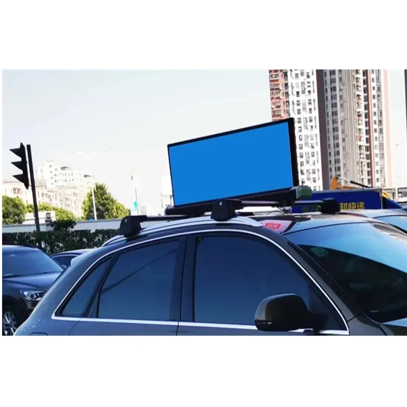 PINGCAI Double-Side LED Panel Screen GPS Advertising Display for Car Roof for Outdoor Advertising ODM Supply