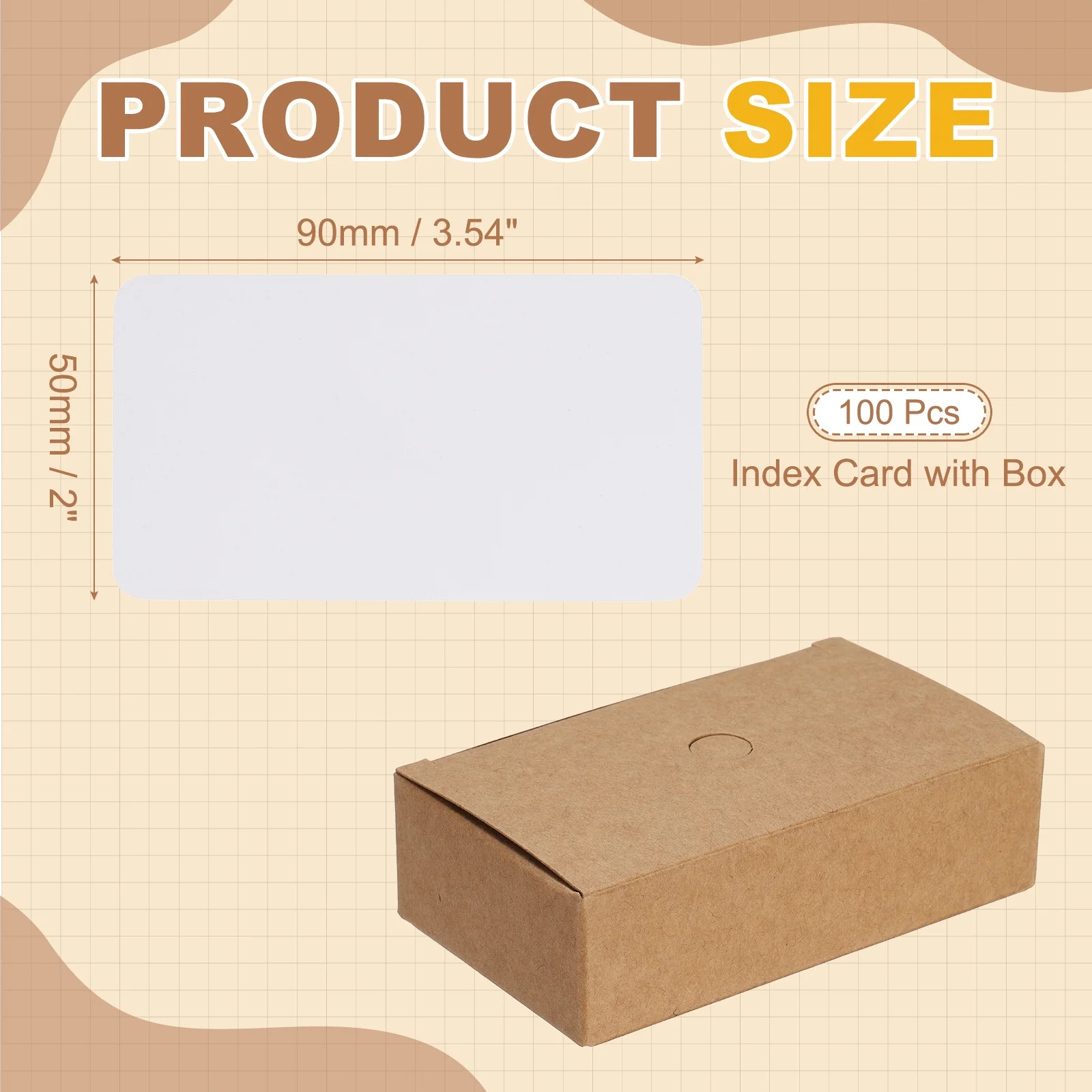 100/200Pcs 3.5x2