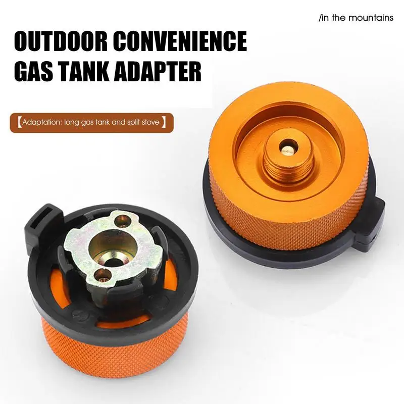 Outdoor Stove Adapter Furnace Connector Fittings Conversion Head Stoves Connector Aluminum Alloy Universal Fishing Accessories