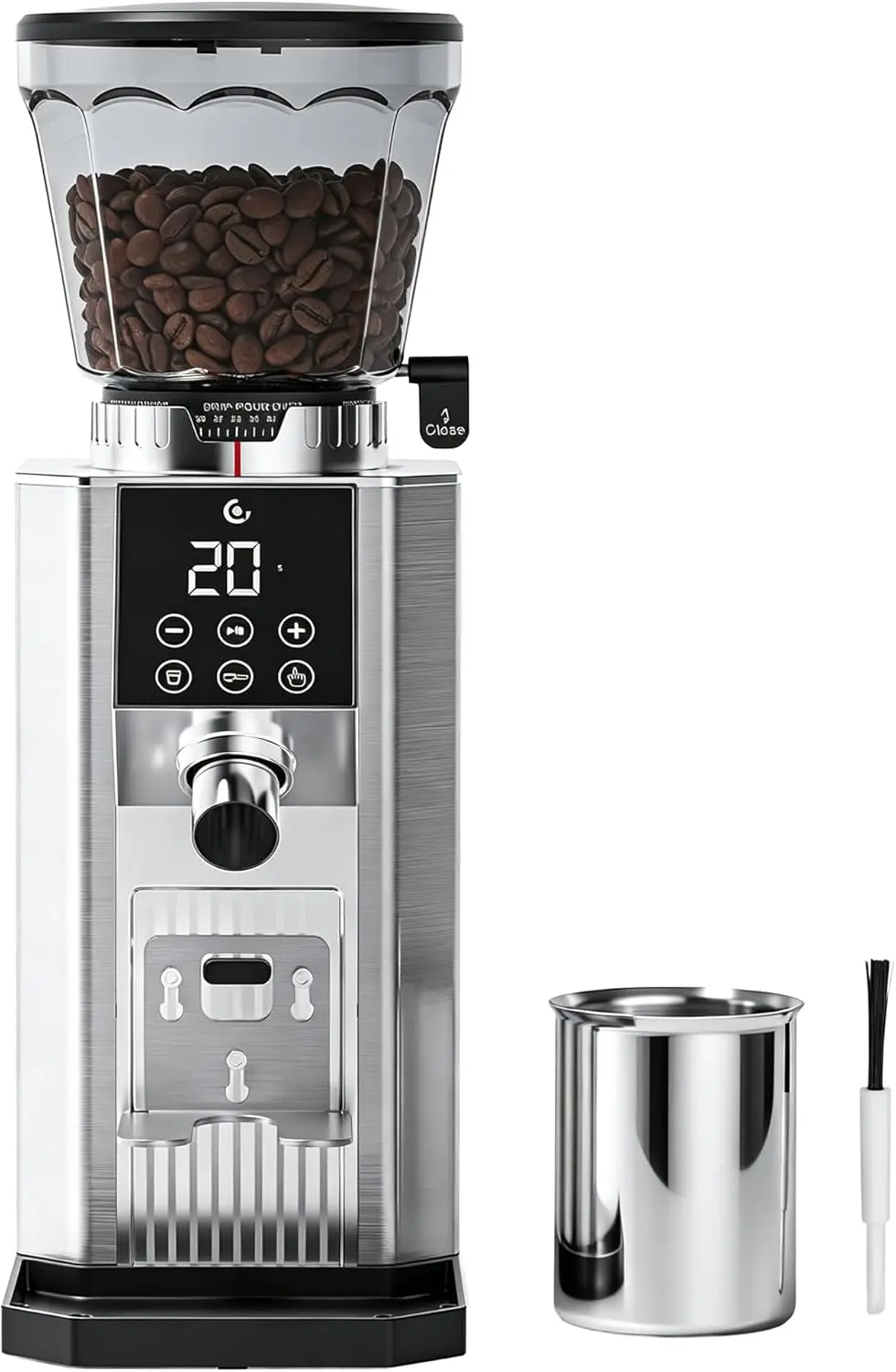

Conical Burr Coffee Grinder Espresso Grinder with 45 Grind Settings Anti Static Electric Coffee Bean Mill with Touchscreen