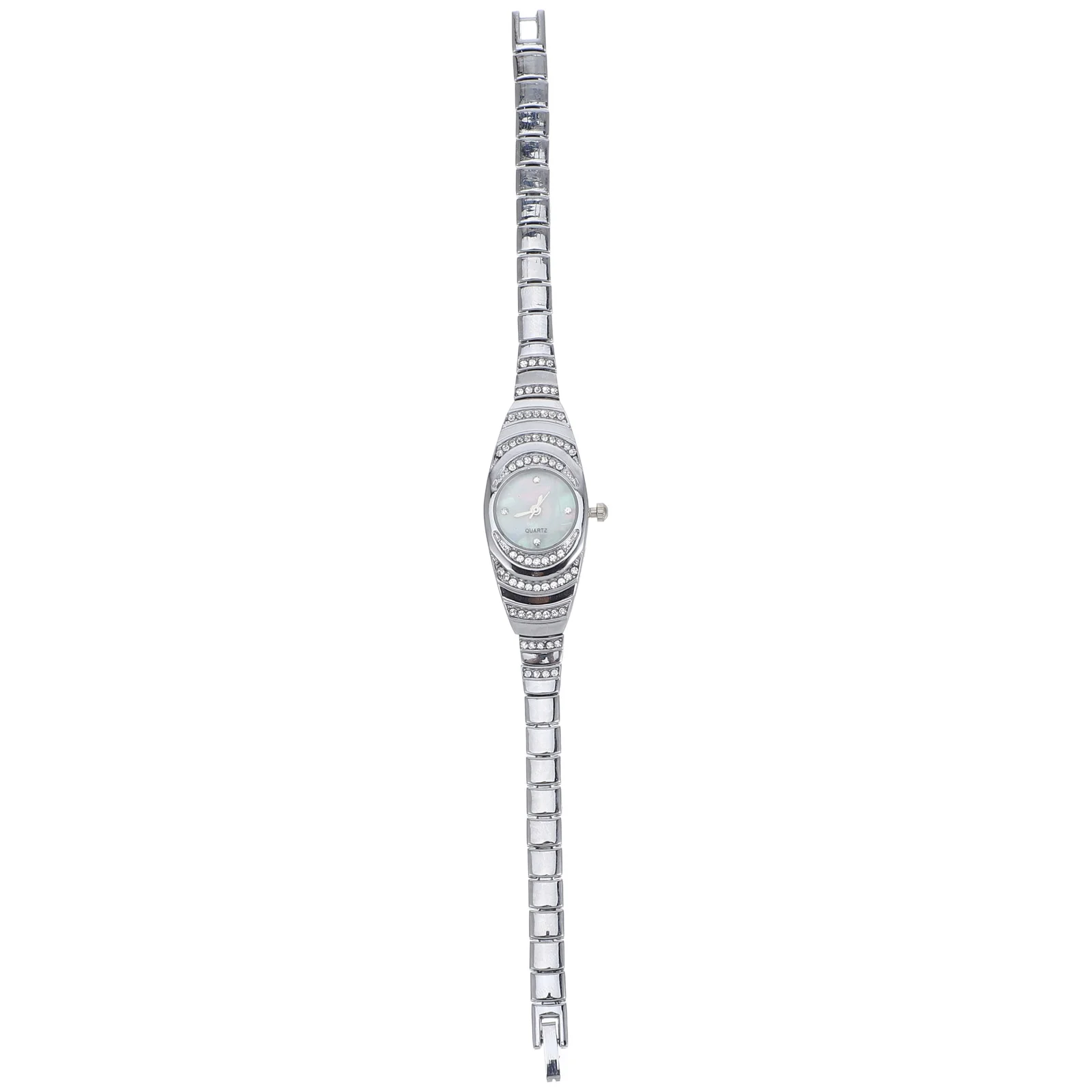 Diamond Bracelet Watch Ladies Watches Lady Women Decor Girl Zinc Alloy Wrist Miss