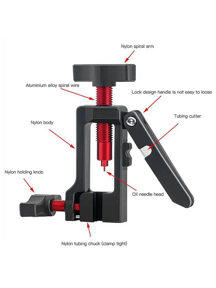 AliExpress Bike Hydraulic Disc Brake Oil Needle Tools Driver Hose Cutter Cable Pliers Olive Connector Bicycle Oil needle Insertion Tools