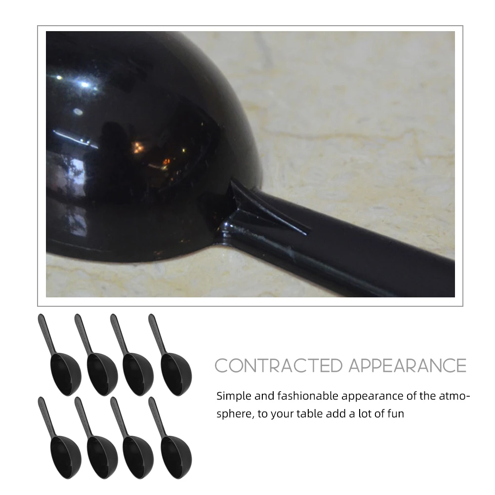 

50Pcs Coffee Bean Spoon Smooth Comfortable Design Kitchen Measuring Tool for Family Restaurant Coffee Scoop Flour Cup