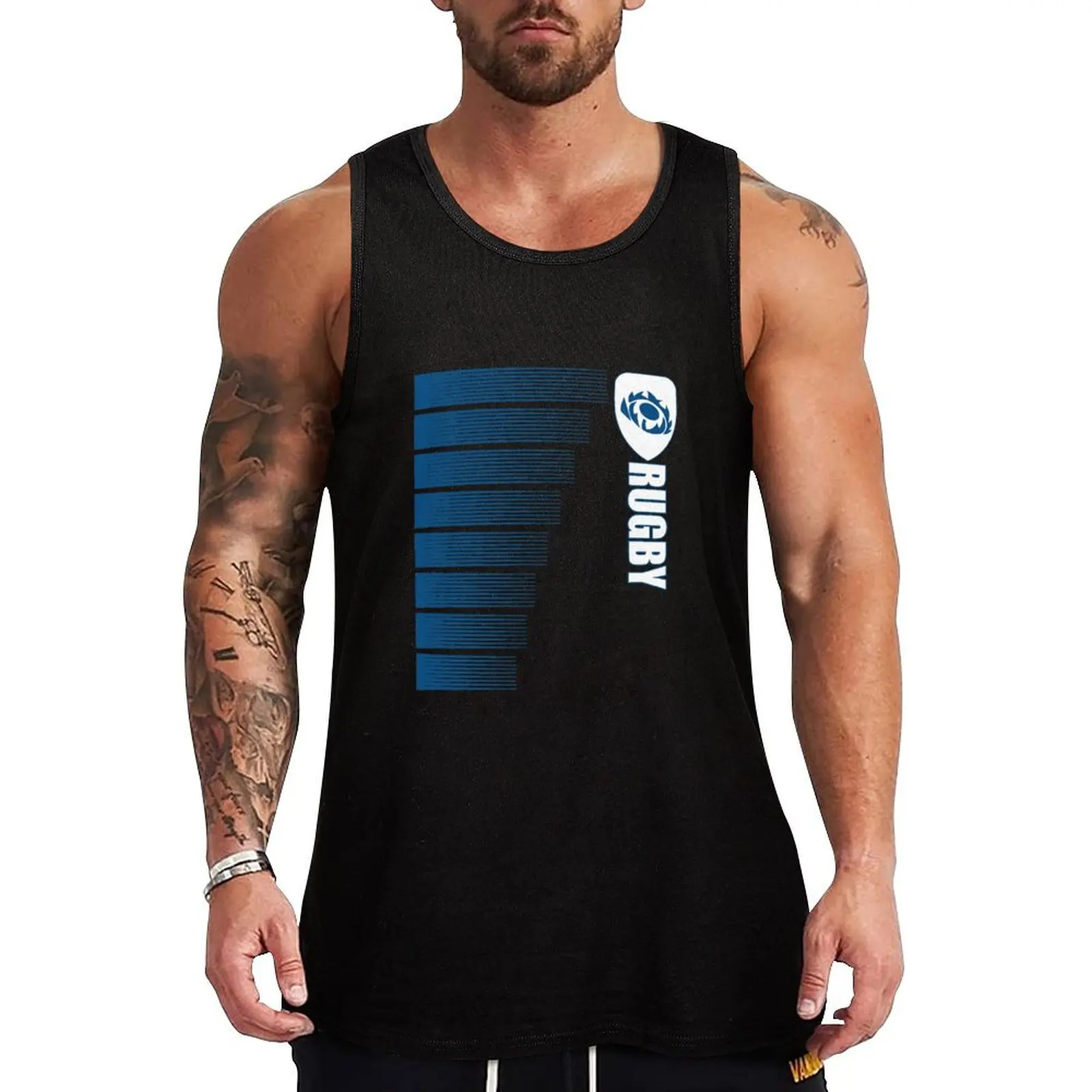 

Scotland Rugby Jersey Scottish Rugby 2 Sided Tank Top bodybuilding men summer 2025 gym t shirt men