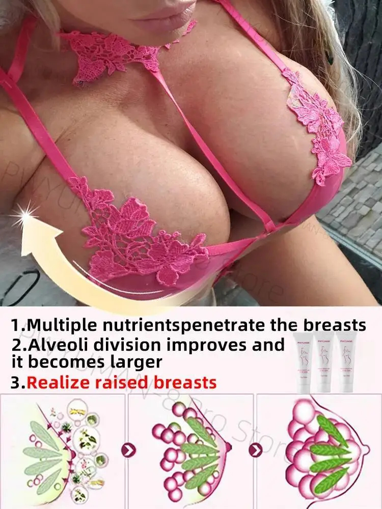 Natural Breast Enlargement Cream Chest Lift Firm Enhancer Care Oil Butt Breast Plump Growth Massage Boobs Bigger Sexy Body Care