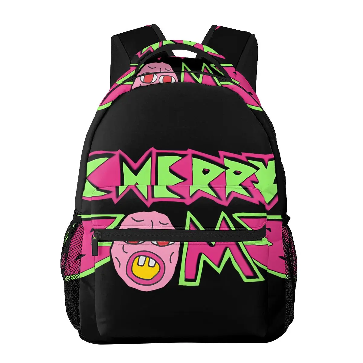 Mochila informal Cherry Bomb Unisex para estudiantes, mochila para computadora de viaje de ocio