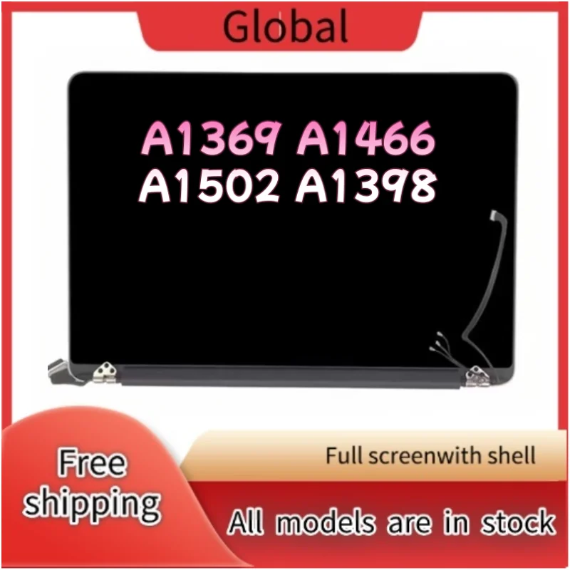 Tested silver A1398 15 LCD Screen Assembly Display for MacBook Pro/Air 13 Retina A2337 A1932 A2179 A1502 A1466 2010-2020