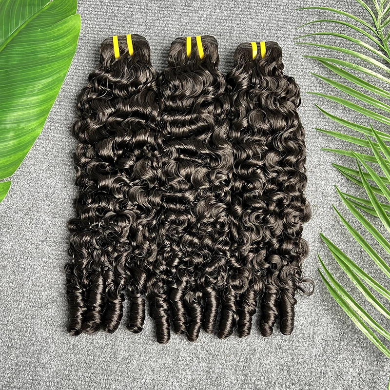 البورمية مجعد الشعر حزم شعر مستعار بشري خام المحيط اللوالب مجعد عذراء غير المجهزة الشعر الخام نسج Pix تجعيد الشعر حزم #5
