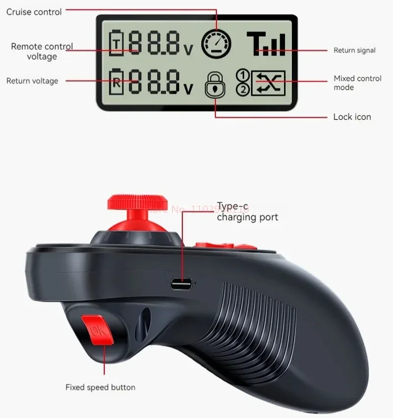 Hotrc Ds-600 6ch 2.4ghz نظام الراديو الارسال تحكم عن بعد مع Ds 600 Pwm 6 قناة استقبال لقارب Rc