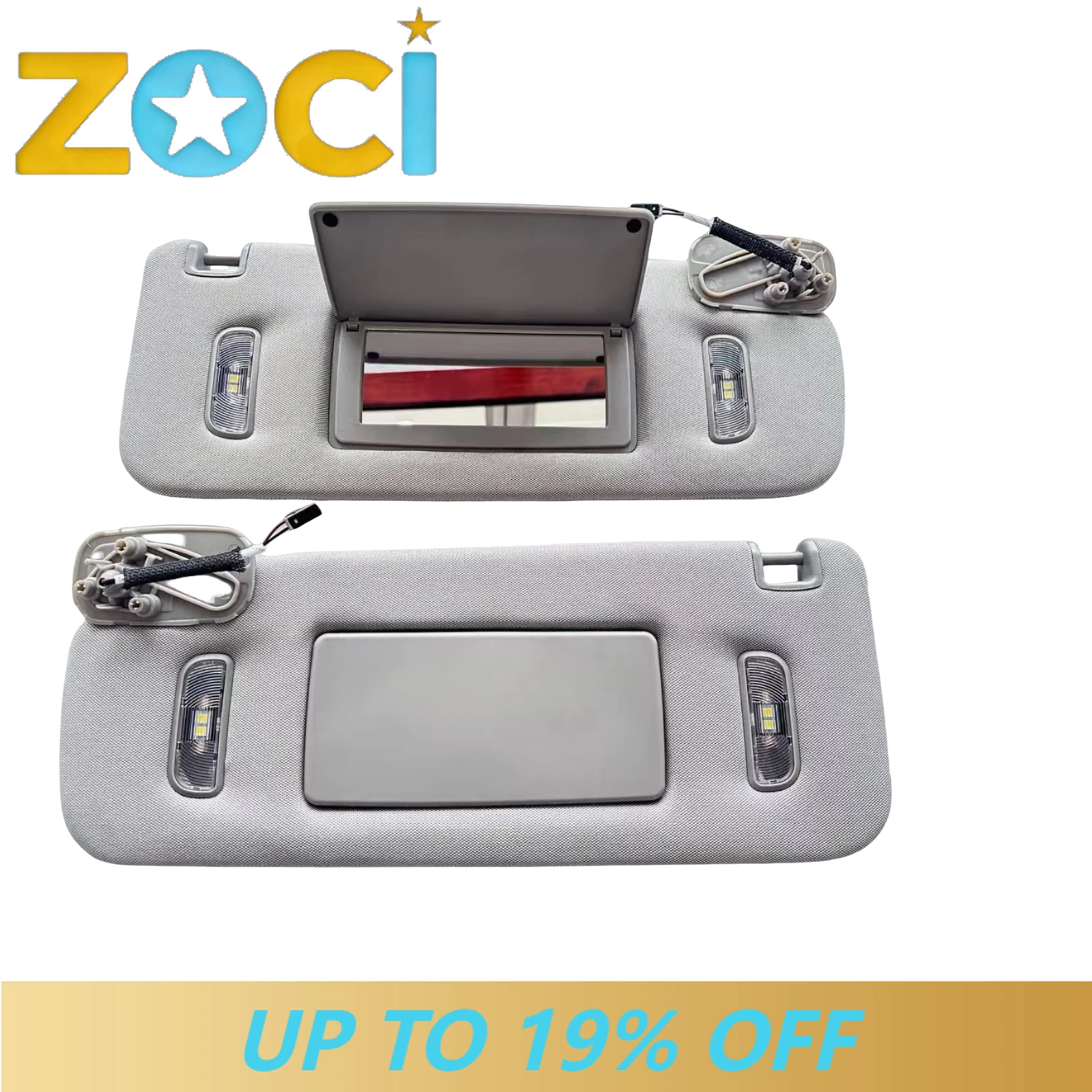 1PC Front Sun Visor Sun Shield Sunvisor Shade For Cadillac Escalade ESV Chevrolet Silverado Suburban Tahoe GMC Sierra