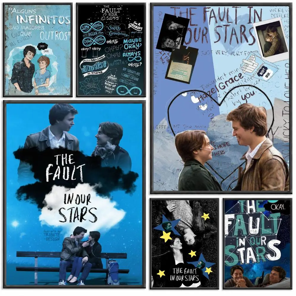 T-the fault in our stars Poster Modern PP Paper Wall Decorative for Cafe Office Bar Home Wall Decor Gift