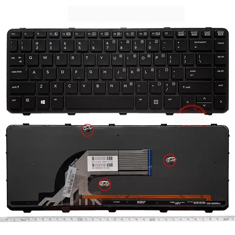 New Keyboard with backlit for HP ProBook 440/ 640/ 645/ 445 G1 445/ 430 G2