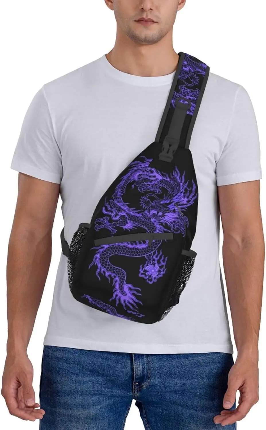 حقيبة Dragon كاجوال Daypack حقيبة كتف Dragon حقائب الصدر حقيبة كروس على شكل حيوان حقيبة ظهر مقاومة للماء