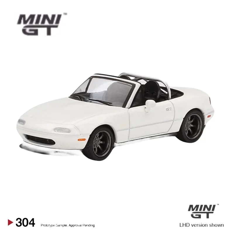 1:64 Mazda Miata MX-5 NA Tuned alloy die-cast car model. Holiday gifts for friends, children's collection gift room decoration.