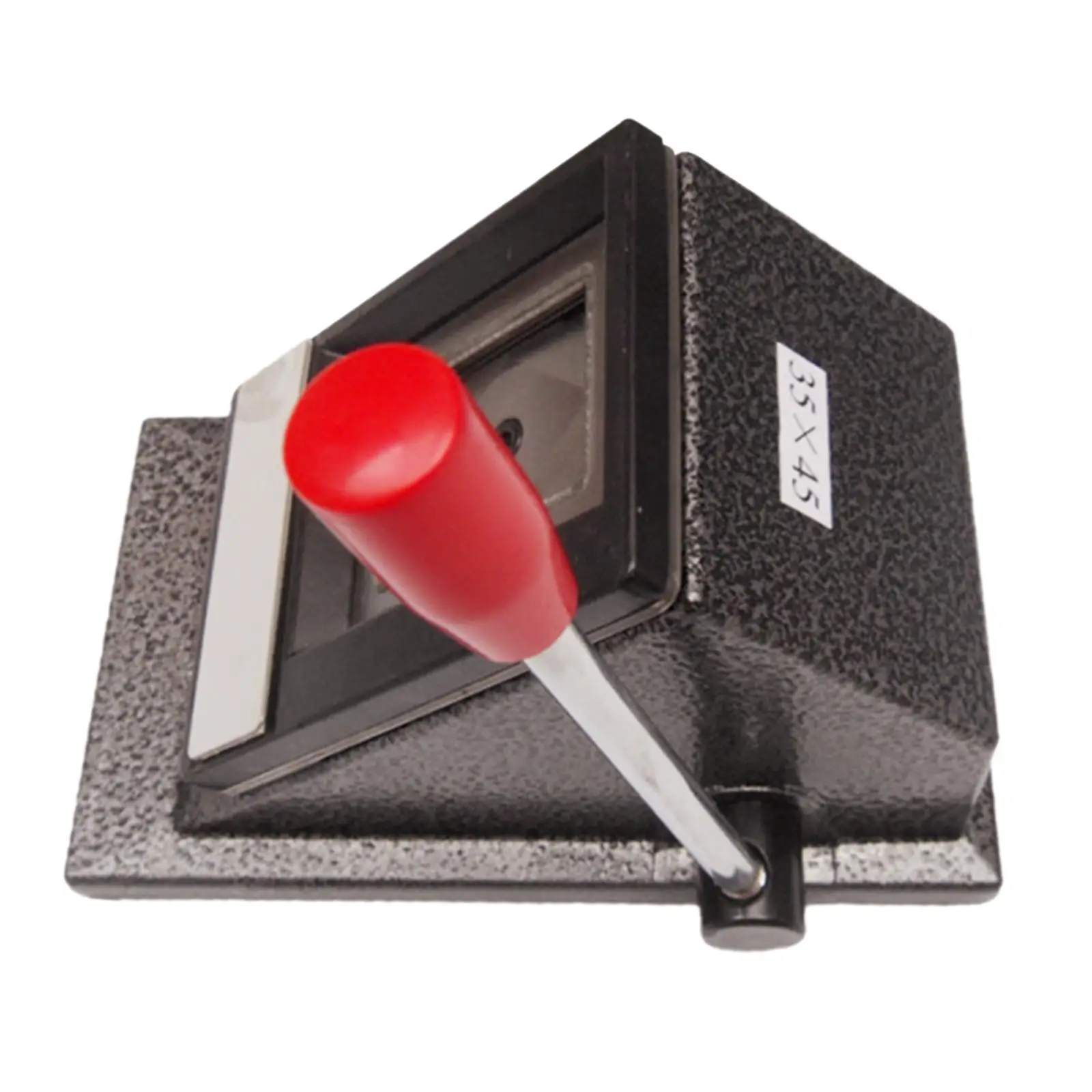 Steel Manual Photo Cutter Punch 35x45mm for Credit Card Size Paper Die Cut Tool for Scrapbooking Card Making and Office Use