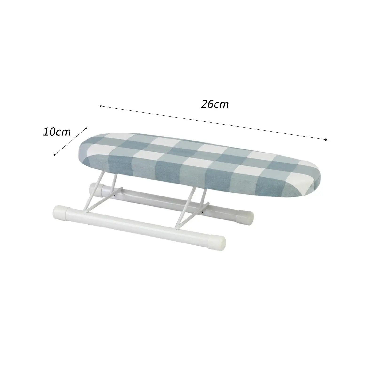 Foldable Ironing Board, Portable Non Slip Feet Small Ironing Board, Compact Tabletop Iron Board for Craft Room Household