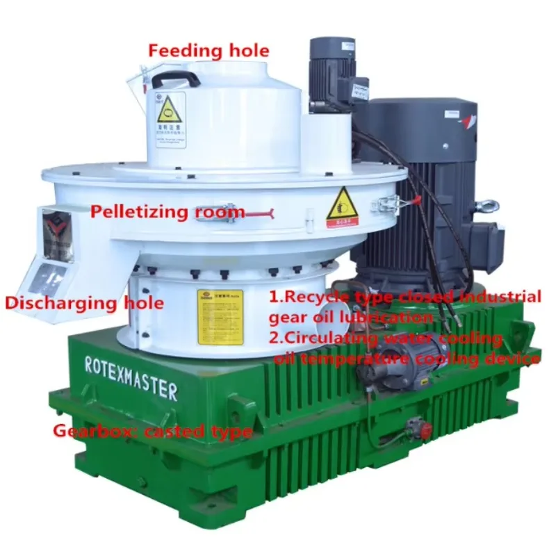 8-15t/h PELLET MACHINE YGKJ1280 High Quality Vertical Centrifugal Pellet Machine with High Capacity Which Is Efficiency